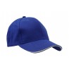 Cap - mod. 4080:Blue, Cotton, White